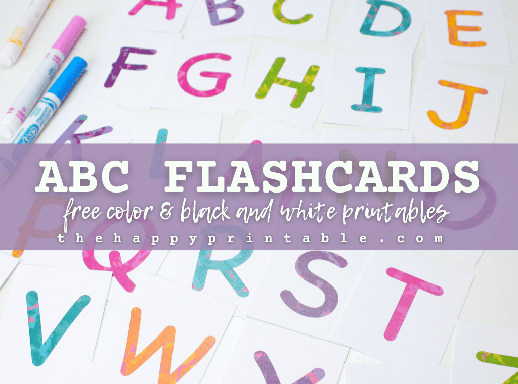 Alphabet Vocabulary Flashcards - Set 1 - Super Simple