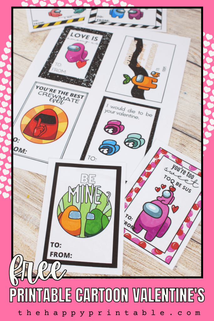 Free Printable Among Us Card Game