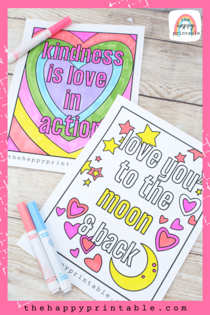 Heart Coloring Pages The Happy Printable