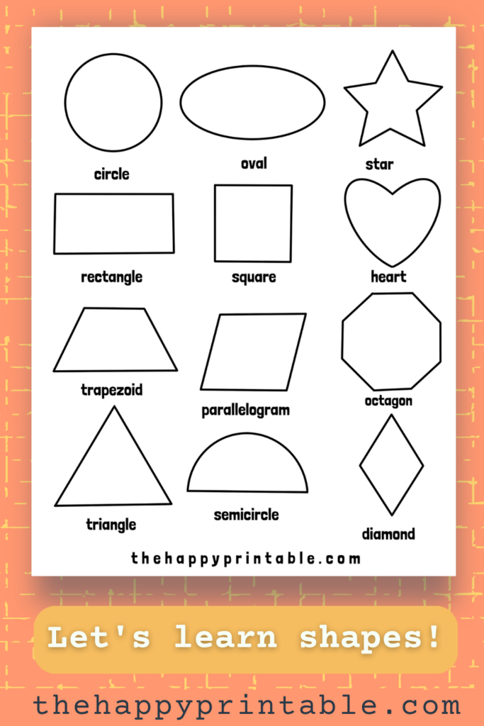 Printable shapes worksheets are a great way for kids to learn their shapes as well as classroom displays.