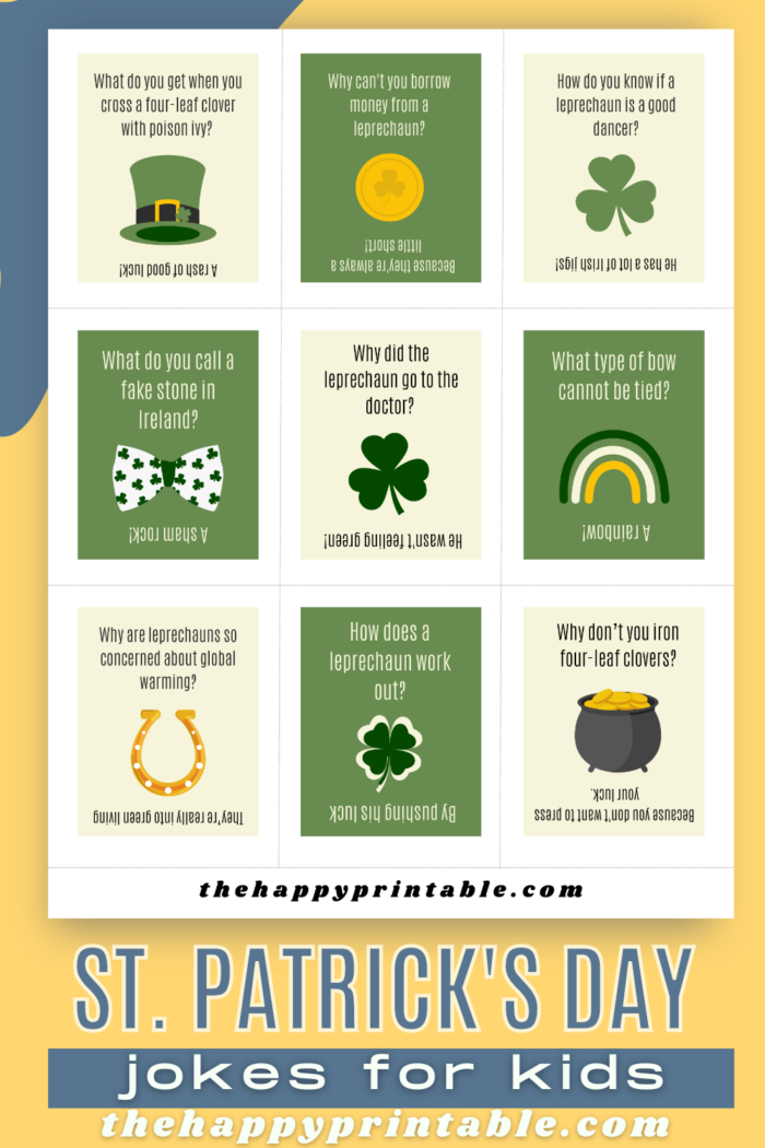 saint patricks day jokes for kids