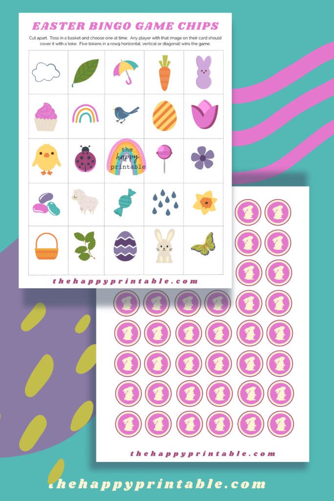 Use this free printable Easter bingo game to engage your kids and have a little fun!