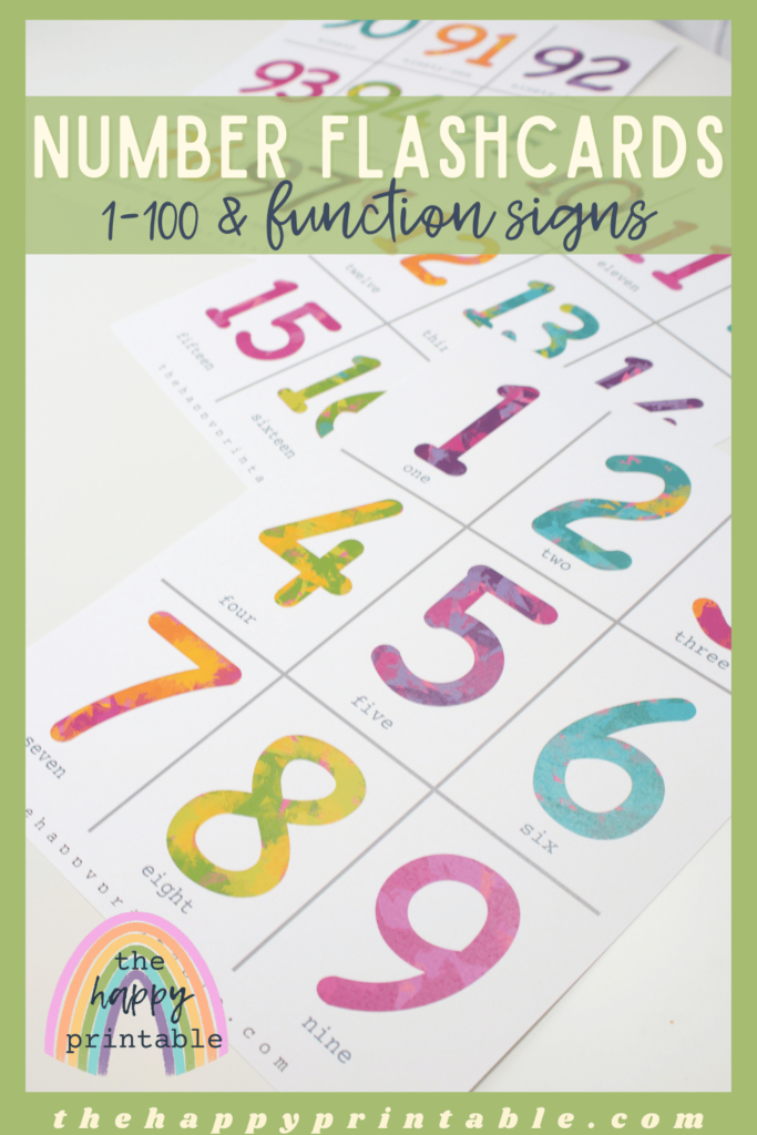 Free Large Printable Numbers 1 100