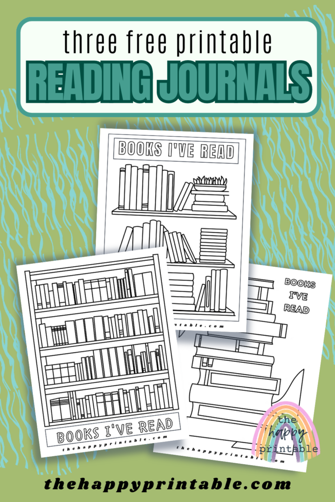 Enjoy three free printable reading journal templates for you to use with your kids!