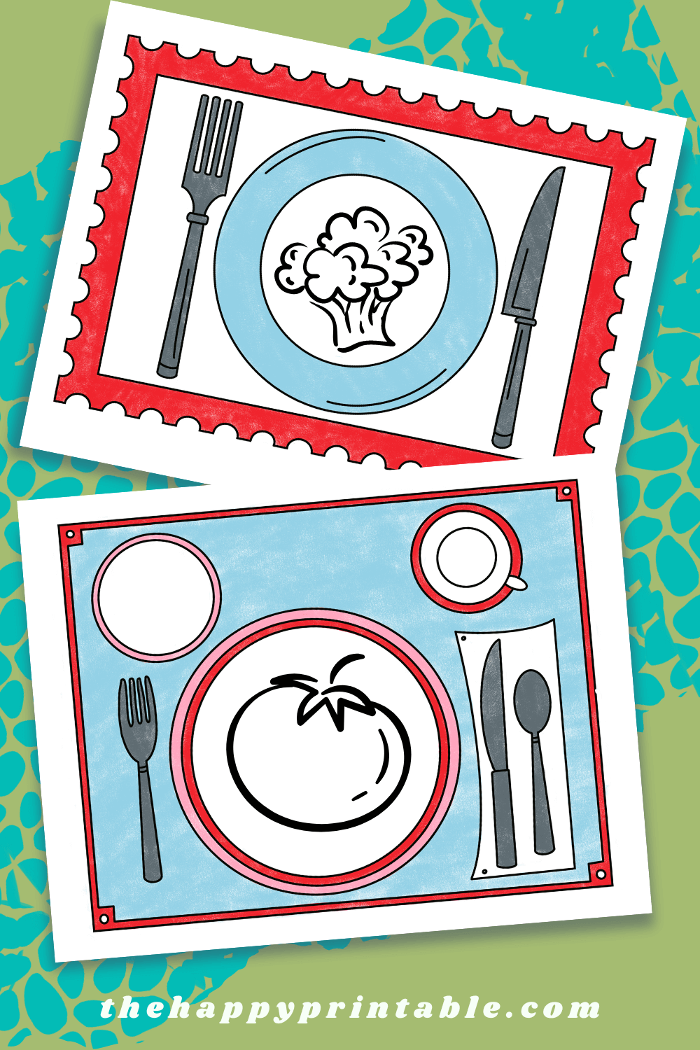 Printable Plate Templates The Happy Printable